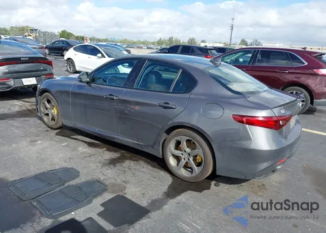 2018 Alfa Romeo Giulia Awd from USA, damaged, VIN ZARFAEDN4J7578417